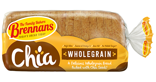 Brennans Chia Wholegrain Brennans Bread