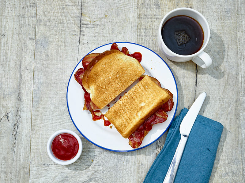 Bacon Butty Brennans Bread