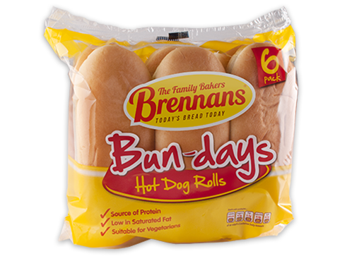 Brennans Bun-Days Hot Dog Rolls 
