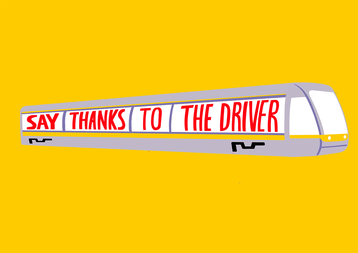 Say thanks to the driver