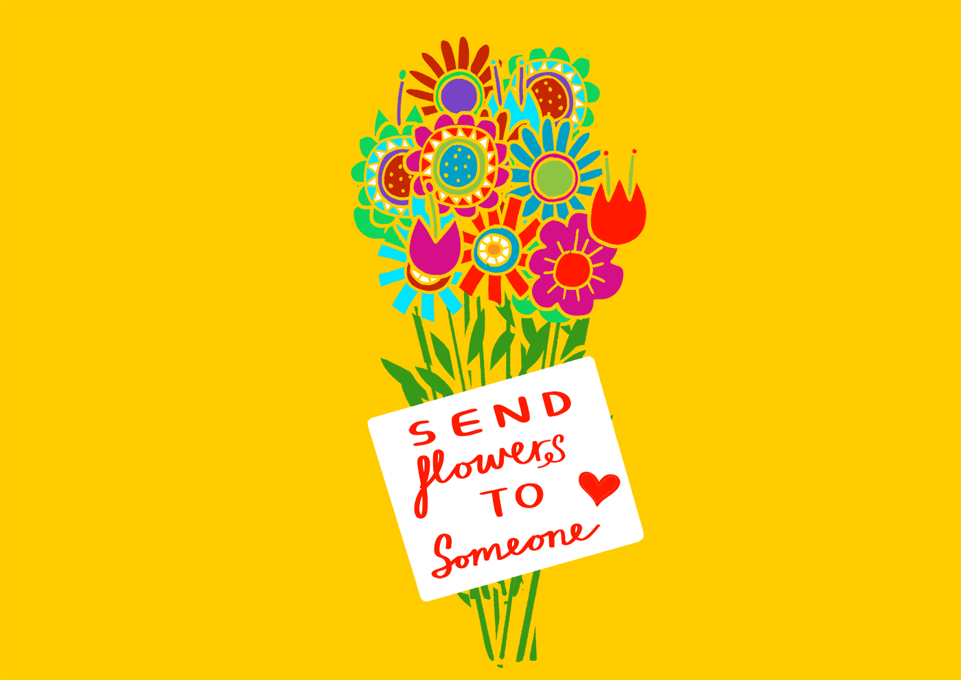 Send flowers to someone