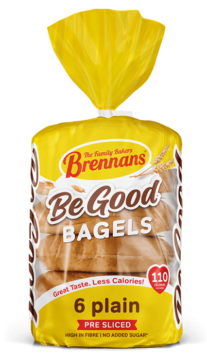Brennans Be Good Plain Bagels