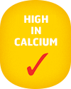 High in calcium