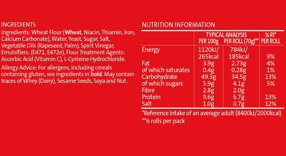 Brennans Bun-Days Hot Dog Rolls