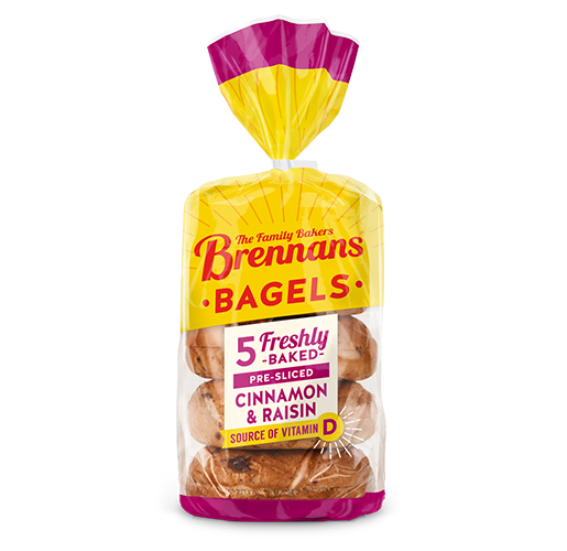 Brennans Cinnamon and Raisin Bagels