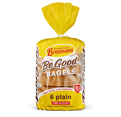 Brennans Be Good Plain Bagels