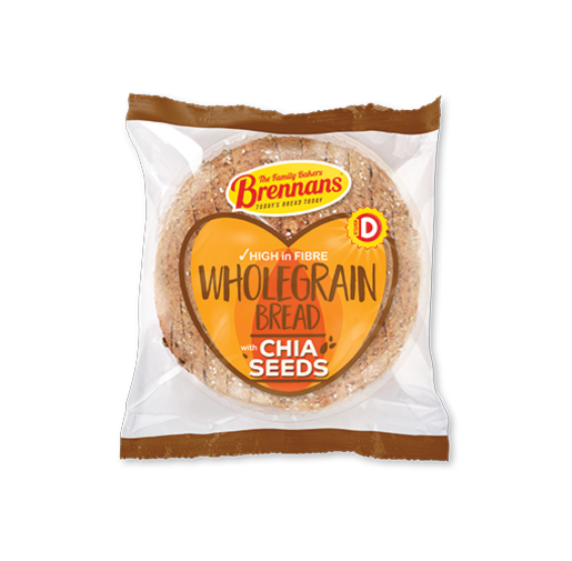 Brennans High In Fibre Wholegrain Bread With Chia Seeds Brennans Bread