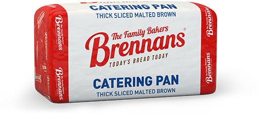 Brennans Catering Pan Thick Sliced Malted Brown 1200g